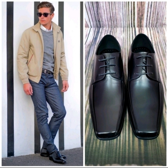 ?Kenneth Cole Black Leather Magic Place Oxfords main image 9